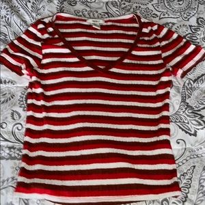 t shirt short sleeve striped